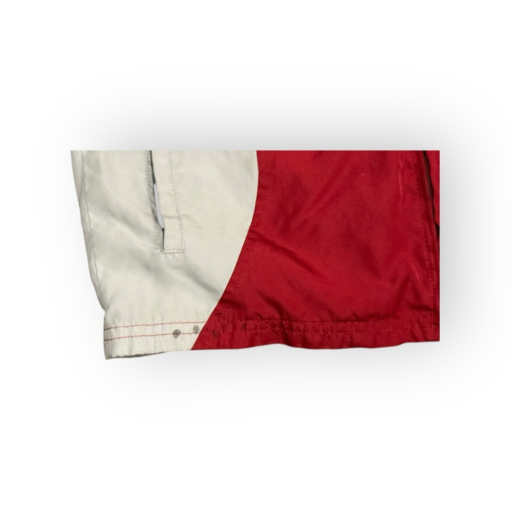 NCAA Oklahoma University Sooners OU Windbreaker Jacket Size 8/10 Red White - Picture 4 of 11